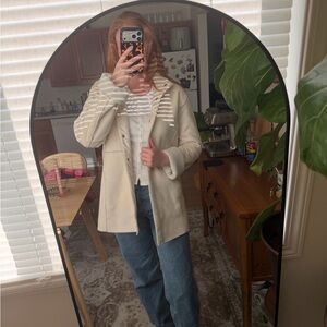 Coldwater Creek Cream Sherpa Jacket